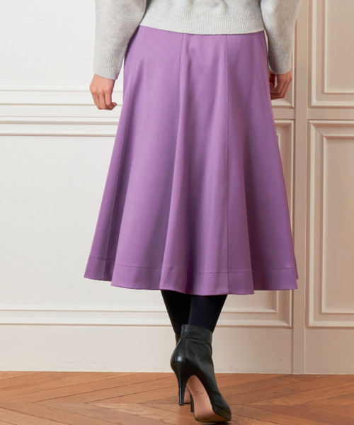 ANAYI（アナイ） フレアスカート 38 ホワイト レディース : ZOZOTOWN