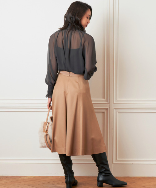 ANAYI（アナイ） フレアスカート 38 ホワイト レディース : ZOZOTOWN