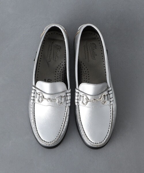 【受注生産品】 Paraboot シルバーカラー 「別注」「Paraboot」BIT ローファー 靴