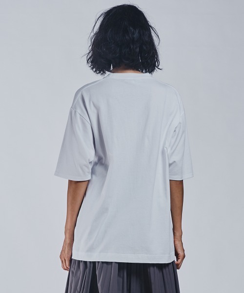 DOUBLE STANDARD CLOTHING - 【DOUBLE STANDARD CLOTHING】オフホワイトカットソー　F DOUBLE STANDARD CLOTHING 「DOUBLE CLOTHING」 半袖Tシャツ