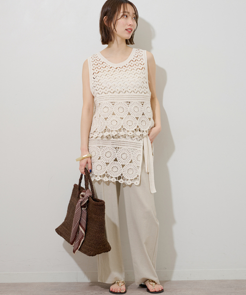 JOURNAL STANDARD relume ニット セーター クロシェレースベスト