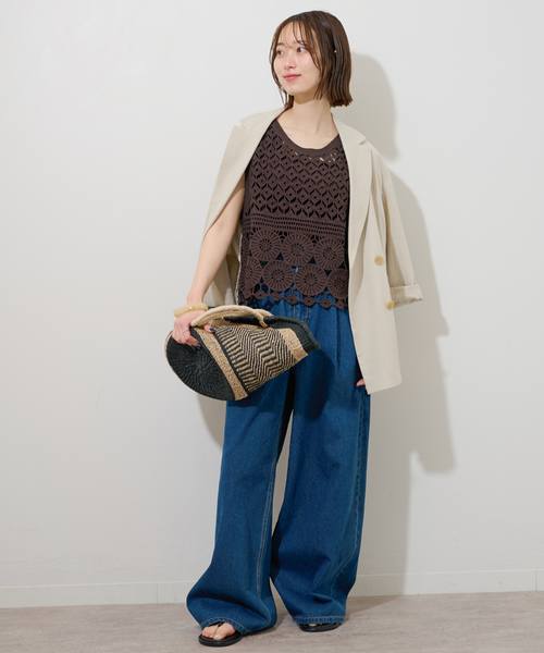 JOURNAL STANDARD relume ニット セーター クロシェレースベスト