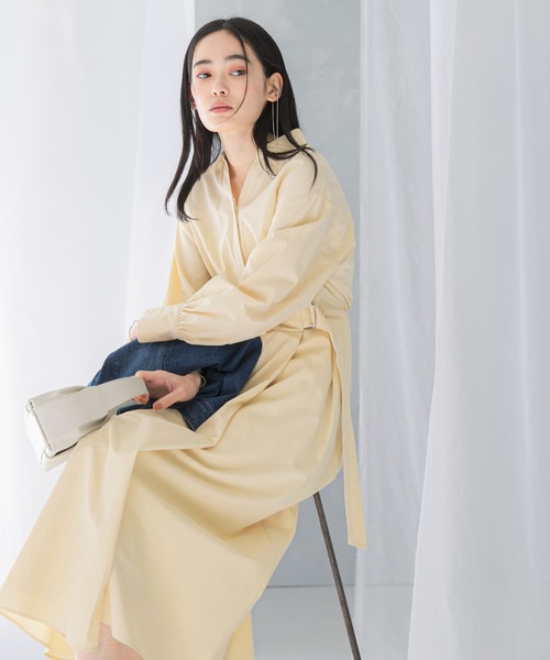 ラップワンピース ロング（ワンピース）｜ワンピース、チュニック 