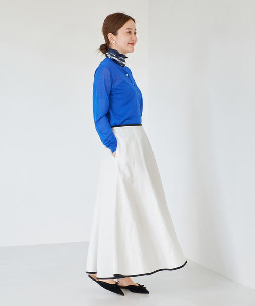IENA スカート UNION LAUNCH/ユニオンランチ FLARED SKIRT 4110500044 
