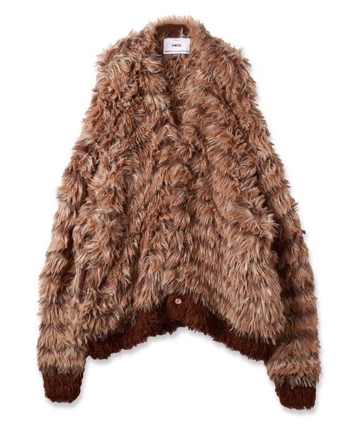 カーディガン MULTI BORDER KNIT CARDIGAN メンズ レディースの画像
