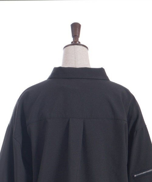 axes femme（アクシーズ ファム） ブラウス シャツ ジップスリーブ