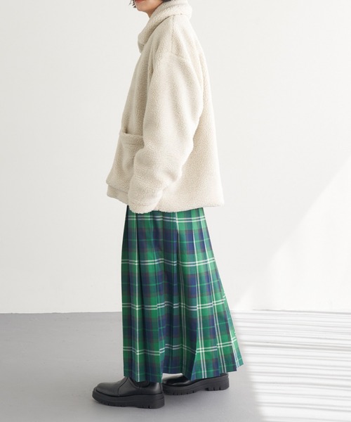 「Chaco closet」 ジップアップブルゾン FREE オフホワイト レディース_画像3