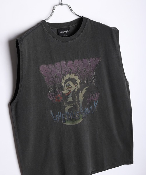 Ed Hardy タンクトップ EdHardy ピグメント加工 ビッグ