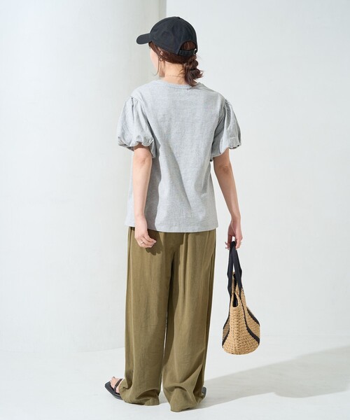 期間限定　パフスリーブ 半袖Tシャツ 2色セット FREAK'S STORE tシャツ 限定展開 ギャザー パフスリーブ 半袖 T