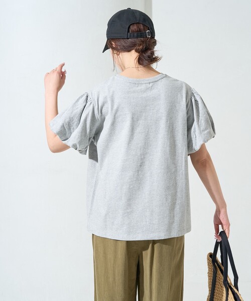 期間限定　パフスリーブ 半袖Tシャツ 2色セット FREAK'S STORE tシャツ 限定展開 ギャザー パフスリーブ 半袖 T