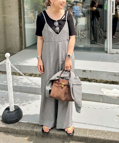 Rie Miller　ウォッシャブルエアーシャークオールインワン Rie Miller オールインワン 「セットアップ対応」「PR林別注