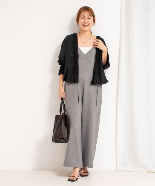 Rie Miller　ウォッシャブルエアーシャークオールインワン Rie Miller オールインワン 「セットアップ対応」「PR林別注