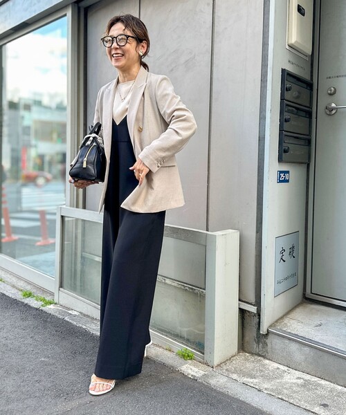 Rie Miller　ウォッシャブルエアーシャークオールインワン Rie Miller オールインワン 「セットアップ対応」「PR林別注