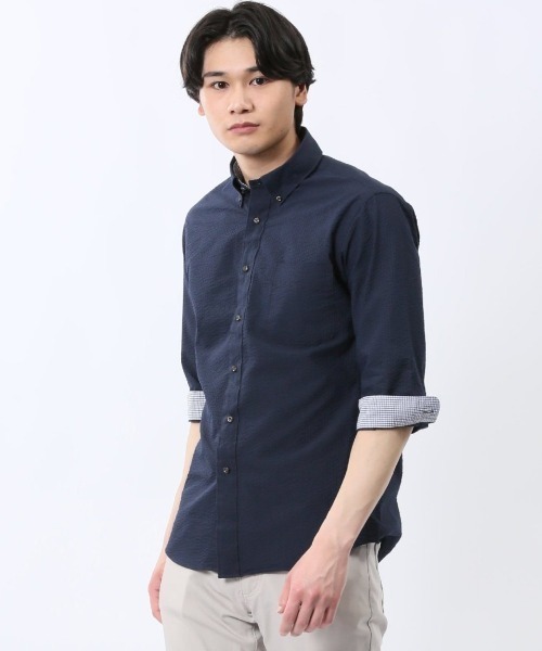 キュー Q ドルマンシャツ （オフホワイト） メンズ L/S Ventilation Shirt / 011055 O03 オフホワイト