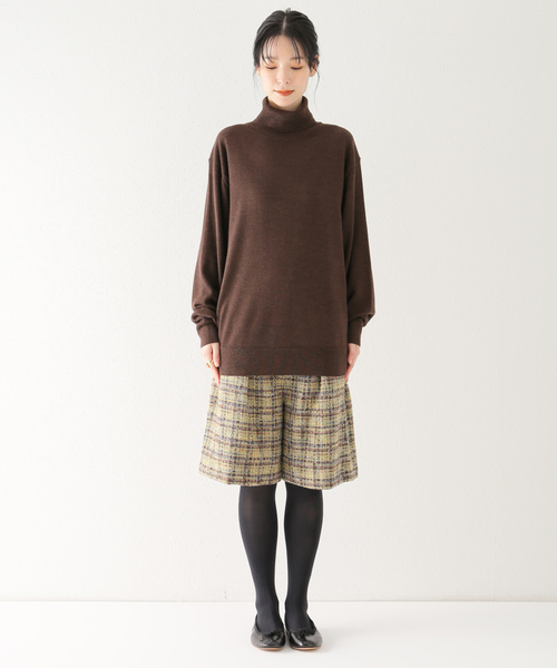 「IENA」 タートルネックニット FREE ベージュ レディース_画像5