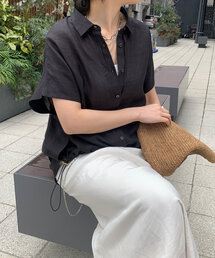ブラウス シャツ リネンドロストフレンチシャツ レディース｜ZOZOTOWN Yahoo!店