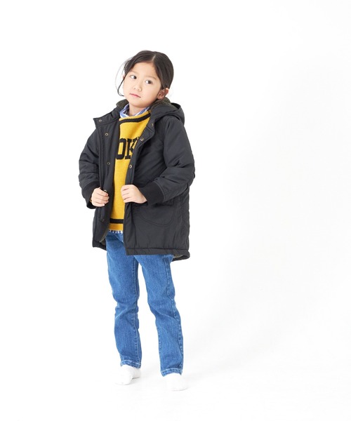 「MAKE YOUR DAY」 「KIDS」モッズコート 100 ベージュ キッズ_画像3