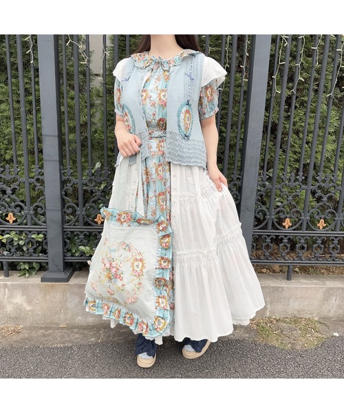 極美品★未使用　ピンクハウス　ピコフリルが美しいチュニック＆ワンピースセット 中古・古着通販】PINK HOUSE (ピンクハウス) ローズ刺繍