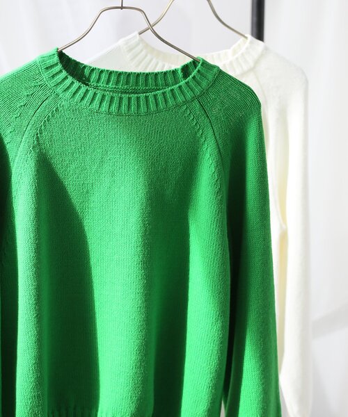 「Spick & Span」 長袖ニット - グリーン レディース