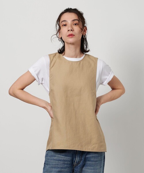 バッククロス チュニック -ウォッシャブル- レディース