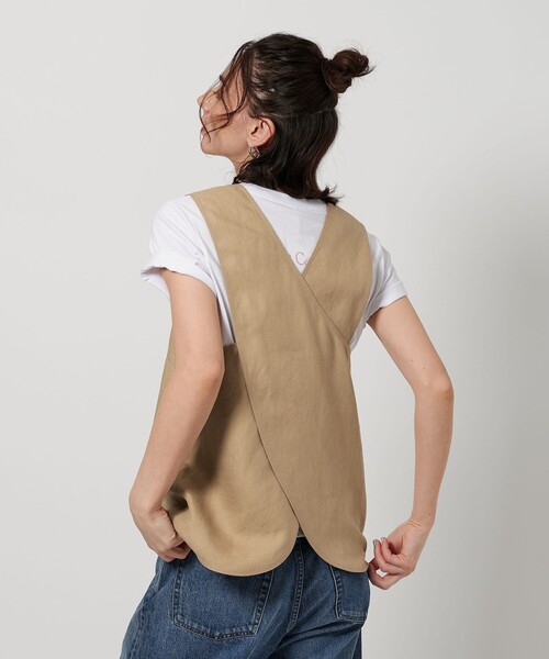 バッククロス チュニック -ウォッシャブル- レディース