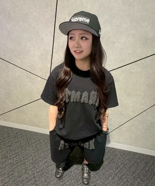 ATMARK tシャツ 「2サイズ展開 / UNISEX 」サガラ刺繍オールド