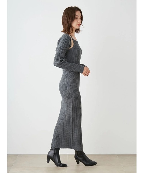 スナイデル　ワンピース SNIDEL（スナイデル） コンビワンピース FREE ピンク レディース