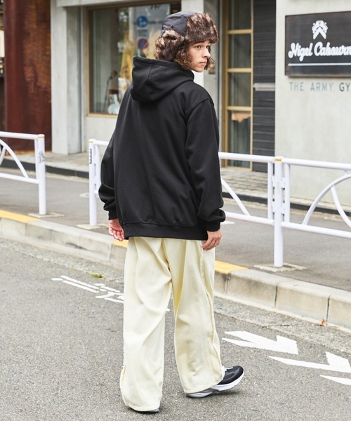 Carhartt 「Carhartt」 プルオーバーパーカー S ヘザーグレー