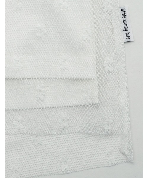 Little sunny bite tシャツ 「little bite」fake layered tulle