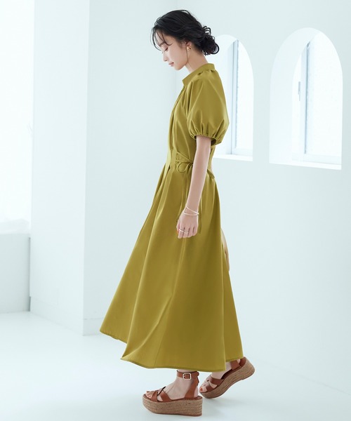 LE'RURE 半袖ワンピース MEDIUM ブルー RUIRUE BOUTIQUE 「RUIRUE BOUTIQUE」 半袖ワンピース M