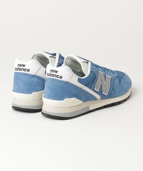 「New Balance」 ローカットスニーカー 24.5cm ブルー レディース