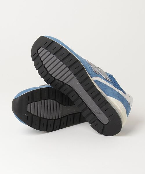 「New Balance」 ローカットスニーカー 24.5cm ブルー レディース