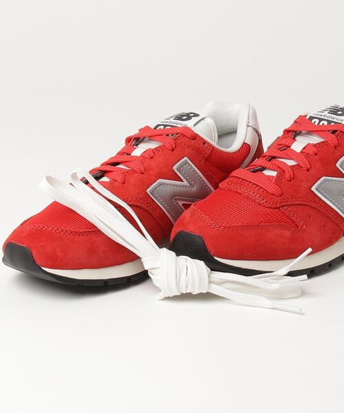 「New Balance」 ローカットスニーカー 24.5cm ブルー レディース