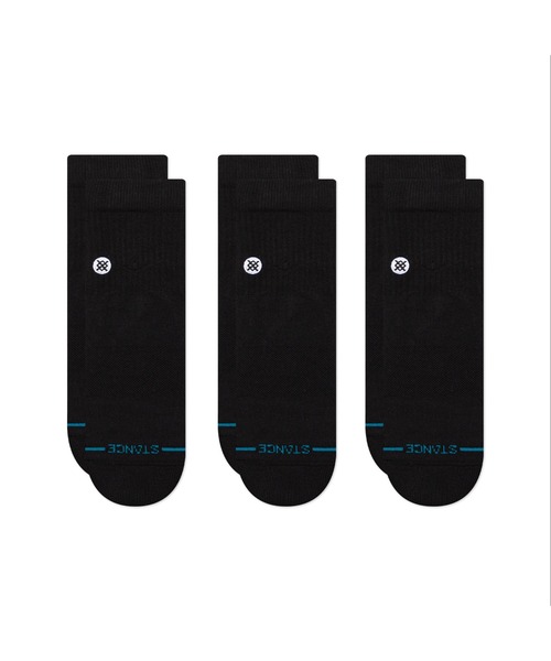 STANCE（スタンス） 靴下 「STANCE/スタンス」クォーターソックス3足