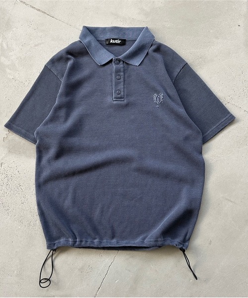 kutir（クティール） ポロシャツ DRAWCORD THERMAL POLO SHIRT／ドロー