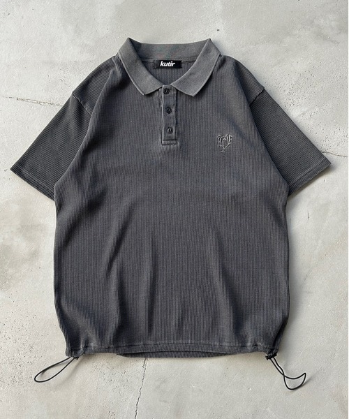 Yuu_ Dior グレー ポロシャツ AOU0124S0096_zo_a001.jpg