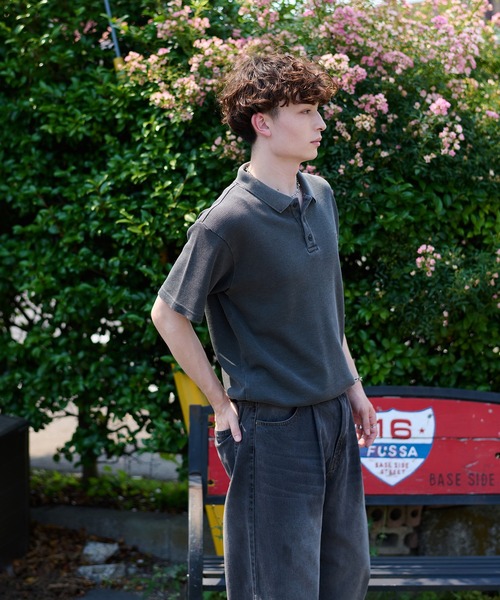 kutir（クティール） ポロシャツ DRAWCORD THERMAL POLO SHIRT／ドロー