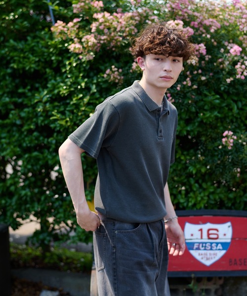サーマルポロシャツS kutir（クティール） ポロシャツ DRAWCORD THERMAL POLO SHIRT／ドロー