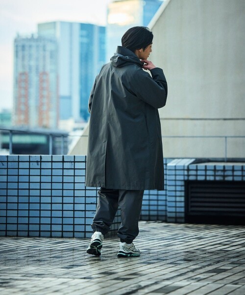 「+phenix」 ステンカラーコート SMALL グレー メンズ_画像6