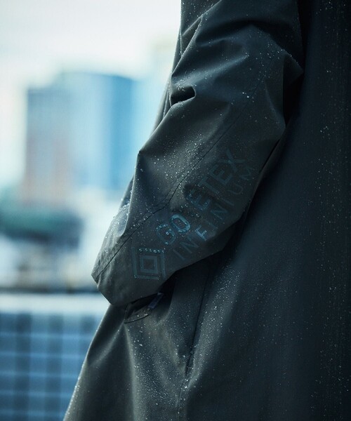 「+phenix」 ステンカラーコート SMALL グレー メンズ_画像9