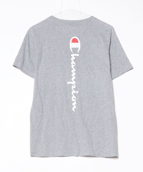 「Champion」 半袖Tシャツ SMALL グレー レディース