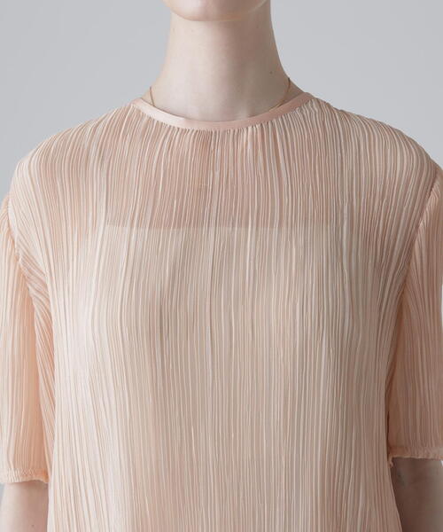 ADORE（アドーア） ブラウス シャツ シアーランダムプリーツブラウス