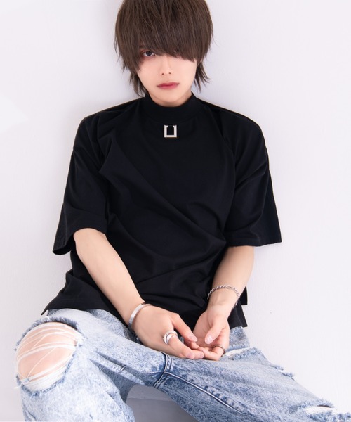 「ADRER」 半袖Tシャツ SMALL ブラック メンズ