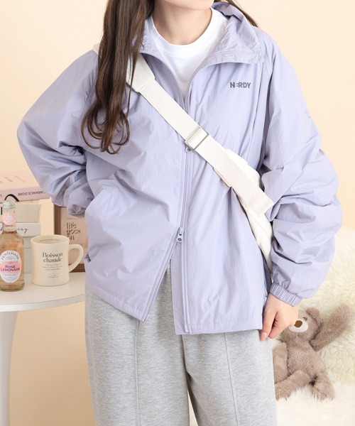 NERDY ナイロンジャケット シアウィンドブレーカー メンズ レディース