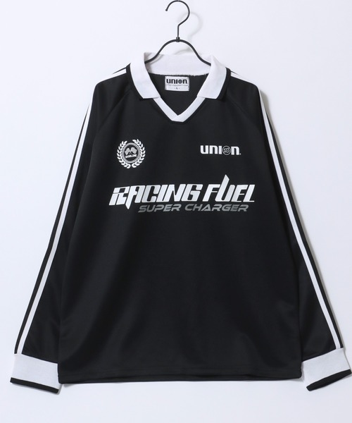 「76」 長袖Tシャツ M ブラック メンズ