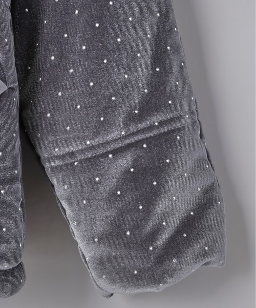 Olu.（オルドット） ブルゾン アウター ラインストーンボアブルゾン