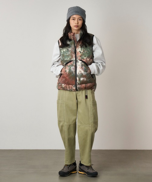 ダウンベスト ベスト DOWN PUFFER VEST｜ダウンパファーベスト Gramicci グラミチ メンズ レディースの画像