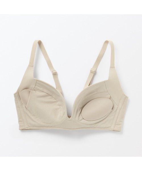無印良品（MUJI） ノンワイヤーブラ ブラジャー 婦人 ノンワイヤー胸の