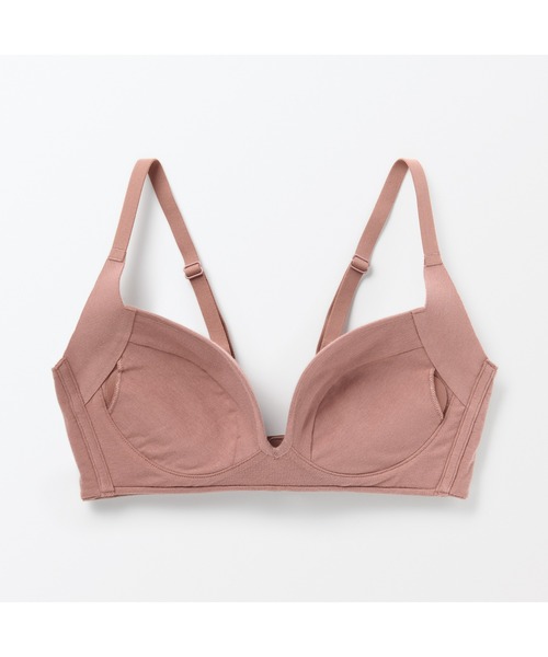 無印良品（MUJI） ブラジャー 婦人 ノンワイヤー胸の形を整える