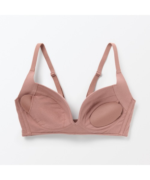 無印良品（MUJI） ブラジャー 婦人 ノンワイヤー胸の形を整える